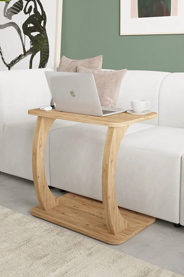 C Ayaklı Laptop Sehpası, Koltuk Sehpası, Kahvaltı Masası, Çalışma Sehpası